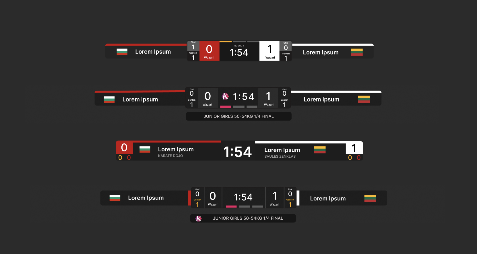 Design process for live stream board
