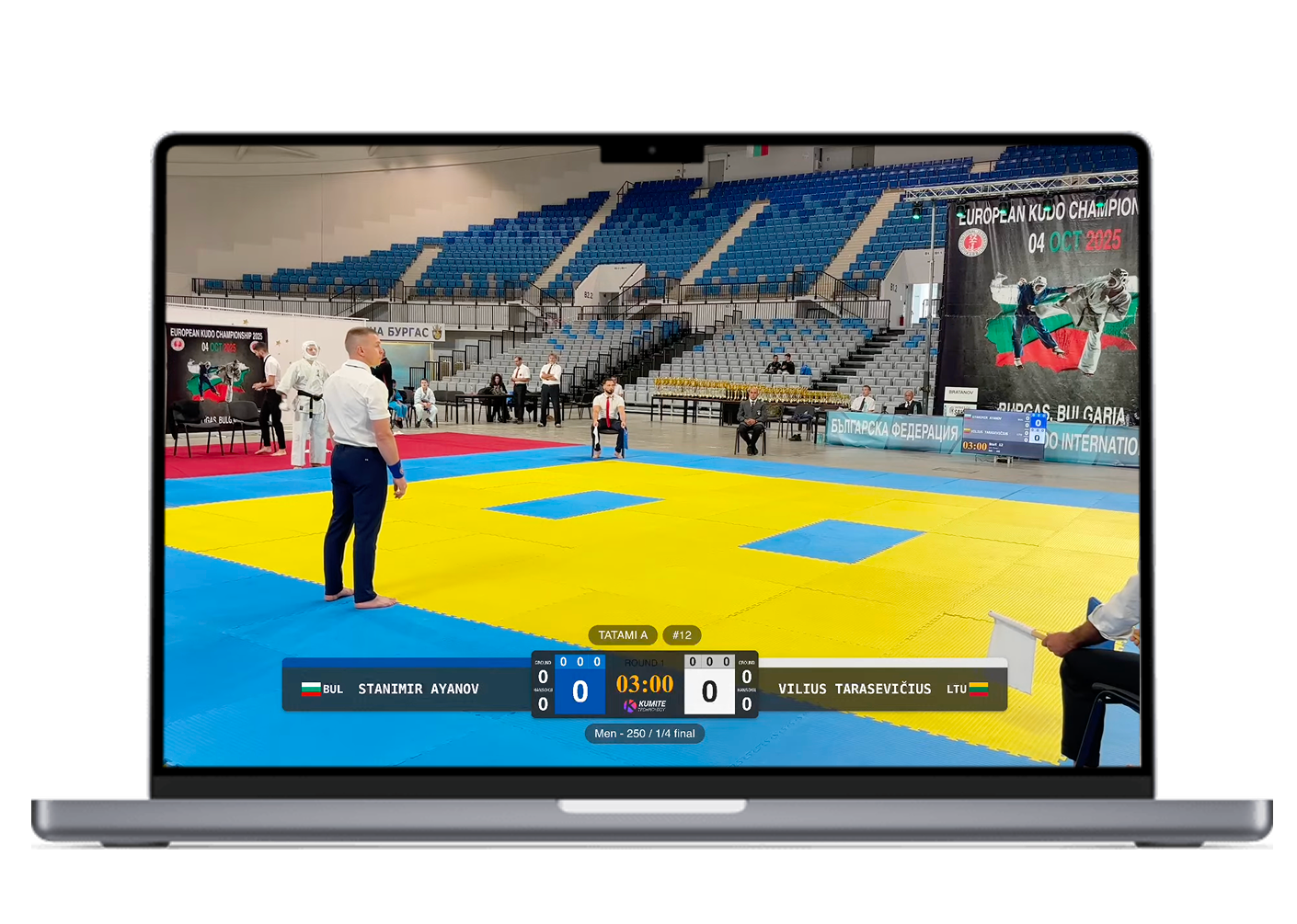 Kumite Technology livestream redesign mockup